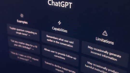 Screen showing an AI chat application, the kind of AI system that needs testing after go-live