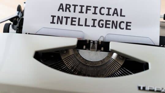 AI compliance visual for a post about ISO 42001 and the test evidence an AI management system needs